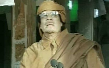 Gheddafi minaccia: "Colpiremo nel Mediterraneo". AUDIO