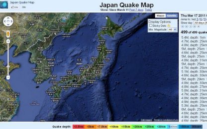 Giappone, su Google Maps il film del terremoto