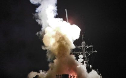 Libia, il lancio del primo missile Usa. GUARDA IL VIDEO