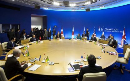 G8 a Deauville: si parla di Internet, Fmi e rivolte arabe
