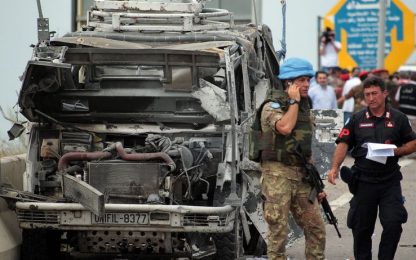 Esplosione in Libano: feriti sei militari italiani
