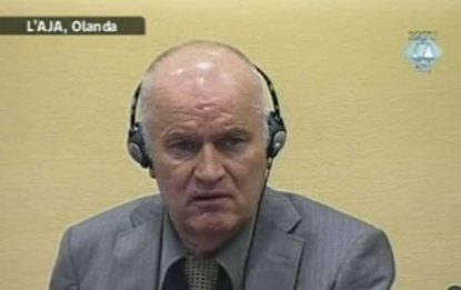 Mladic all'Aja: "Contro di me accuse mostruose"