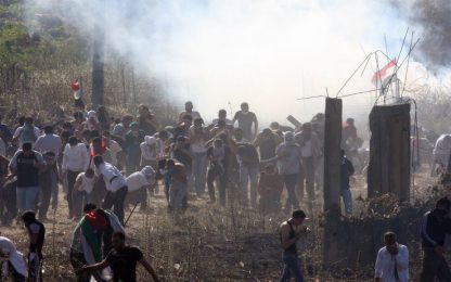 Golan, l'esercito israeliano spara sui dimostranti. VIDEO