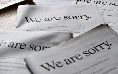 "We are sorry": le scuse di Murdoch sui giornali inglesi