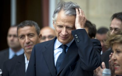 Francia, fermato e rilasciato l'ex premier de Villepin