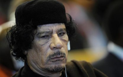 Libia, Gheddafi: "Morirò da martire nel mio Paese"