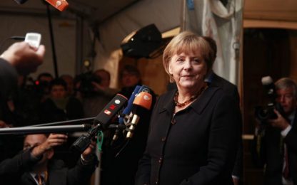 Merkel esulta per il voto in Baviera: Csu verso trionfo