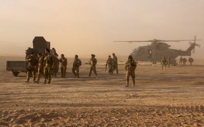 Afghanistan, militare ferito per l'esplosione di un ordigno