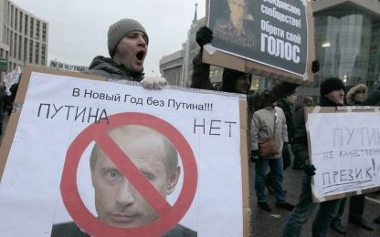 Mosca in piazza per una Russia senza Putin