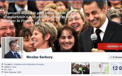 Sarkozy si svela su Facebook, ma dimentica le ex…