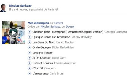 Sarkozy imita Obama. E pubblica online la sua playlist