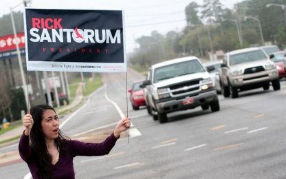 Primarie Usa: Santorum trionfa in Mississippi e Alabama