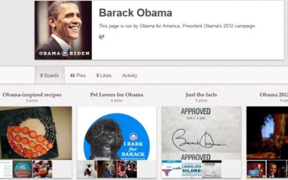 Obama 2012: giochi, bacheche ed email personalizzate