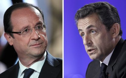 Hollande- Sarkozy, la distanza si riduce a 4 punti