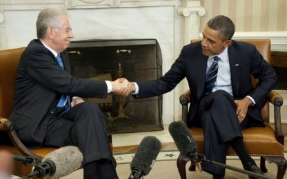 Crisi, asse Monti-Obama per la crescita e il lavoro