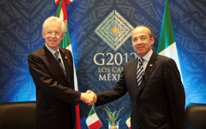 G20, Monti: "La Ue non è l'unica fonte della crisi"