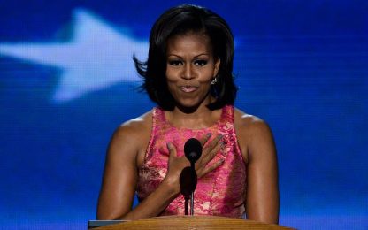 Michelle Obama: "Crediamo in Barack per i nostri figli"