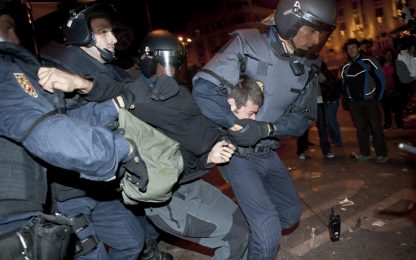 Madrid, un giorno di guerriglia: i video degli scontri