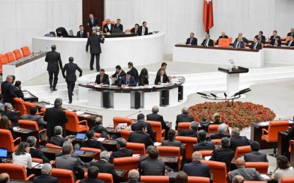 Turchia, il parlamento: via libera agli attacchi in Siria