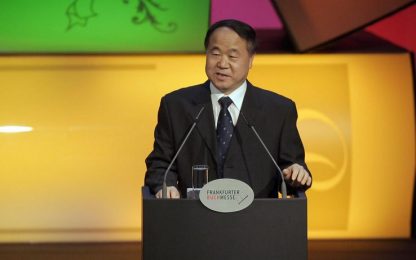 Il premio Nobel per la letteratura al cinese Mo Yan