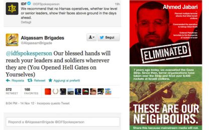 Hamas e Israele, è scontro anche su Twitter