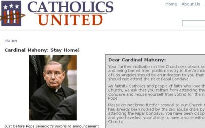Petizione contro il Cardinale Mahony: "Non vada al Conclave"