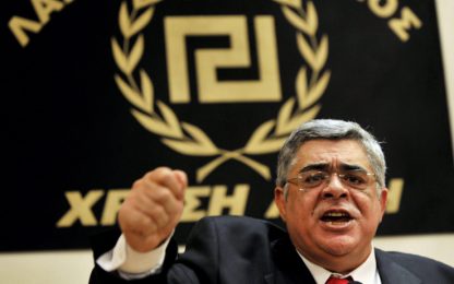 Grecia, arrestato il leader del partito Alba dorata