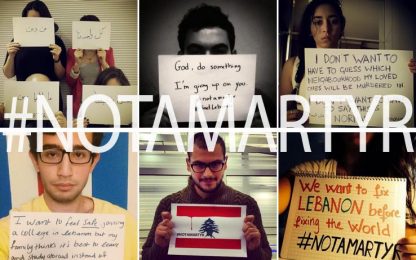 #NotAMartyr, la protesta "selfie" dei giovani libanesi