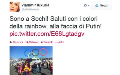 Sochi, fermata e rilasciata Vladimir Luxuria