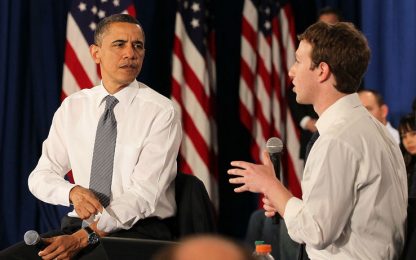 Zuckerberg chiama Obama per protestare contro l'Nsa