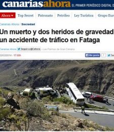 Gran Canaria, turista italiano travolto e ucciso da un bus