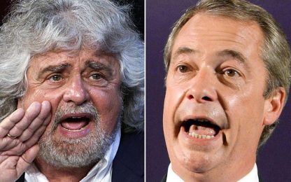 Europa, formato il gruppo di Farage e Grillo