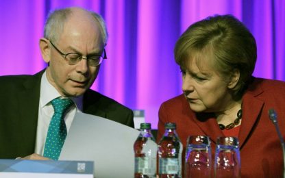 Merkel e Van Rompuy: sì a patto di stabilità flessibile