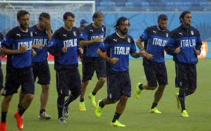 Mondiali, alle 18 Italia-Uruguay. Pirlo: è come una finale