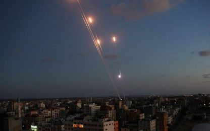 Gaza, allarme missili in diretta: VIDEO