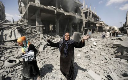 Gaza, oltre mille morti palestinesi in 19 giorni