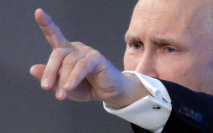 Putin: "Vogliono incatenare e impagliare l’orso russo"