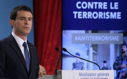 Valls: in aumento gli individui pronti a colpire la Francia