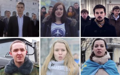 Ucraina, i video-appelli degli studenti su YouTube