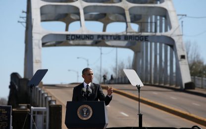 Usa, Obama: "La marcia di Selma non è finita"