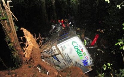 Brasile, autobus precipita per 400 metri: vittime