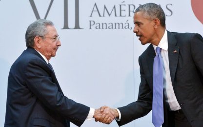 Usa-Cuba, storico incontro Obama-Castro: voltiamo pagina