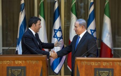 Renzi a Netanyahu: l'Italia sostiene l'accordo sull'Iran e la sicurezza di Israele 