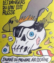Aereo Sinai, vignetta di Charlie Hebdo sulla strage. Mosca furiosa