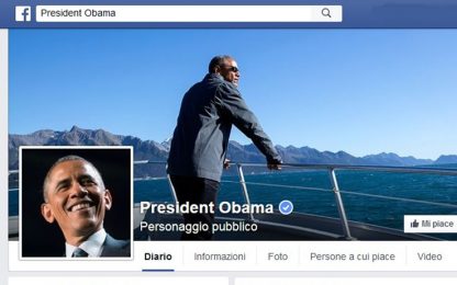 Barack Obama sbarca su Facebook: primo post sul clima