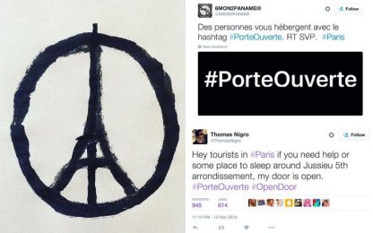 Parigi, #PorteOuverte: la solidarietà contro il terrore