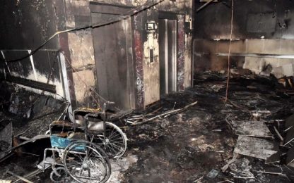 Arabia Saudita, incendio in un ospedale: decine di morti