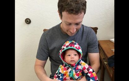 Zuckerberg fa vaccinare la figlia, ed è boom di like su Facebook