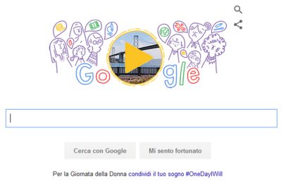#OneDayIWill, in un Doodle di Google i sogni delle donne