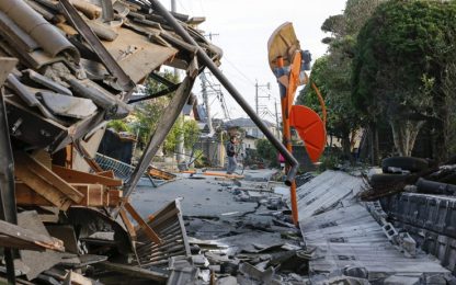 Nuovo sisma in Giappone, in due giorni almeno 39 morti